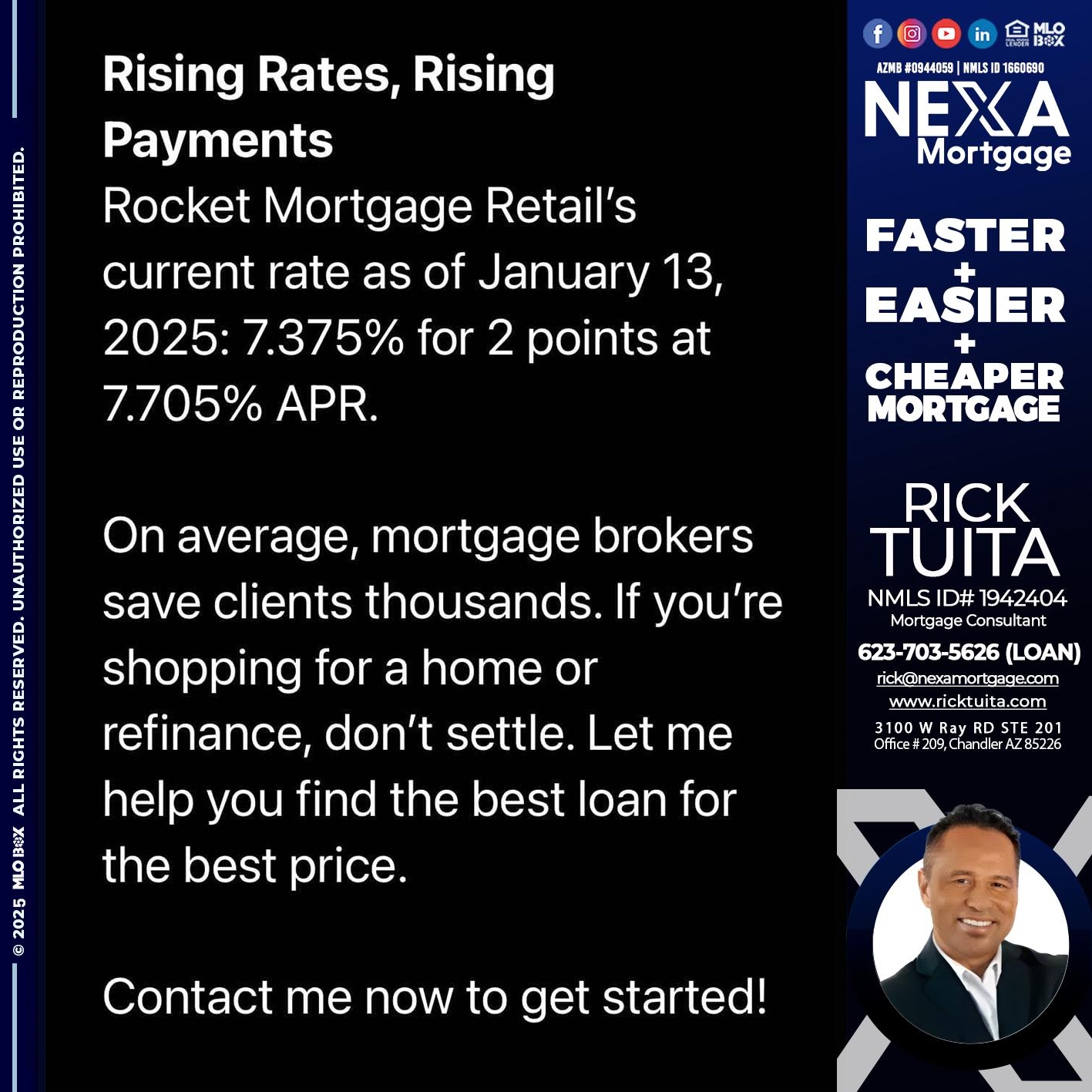 RISING RATES - Rick Tuita - Mortgage & Real Estate Consultant