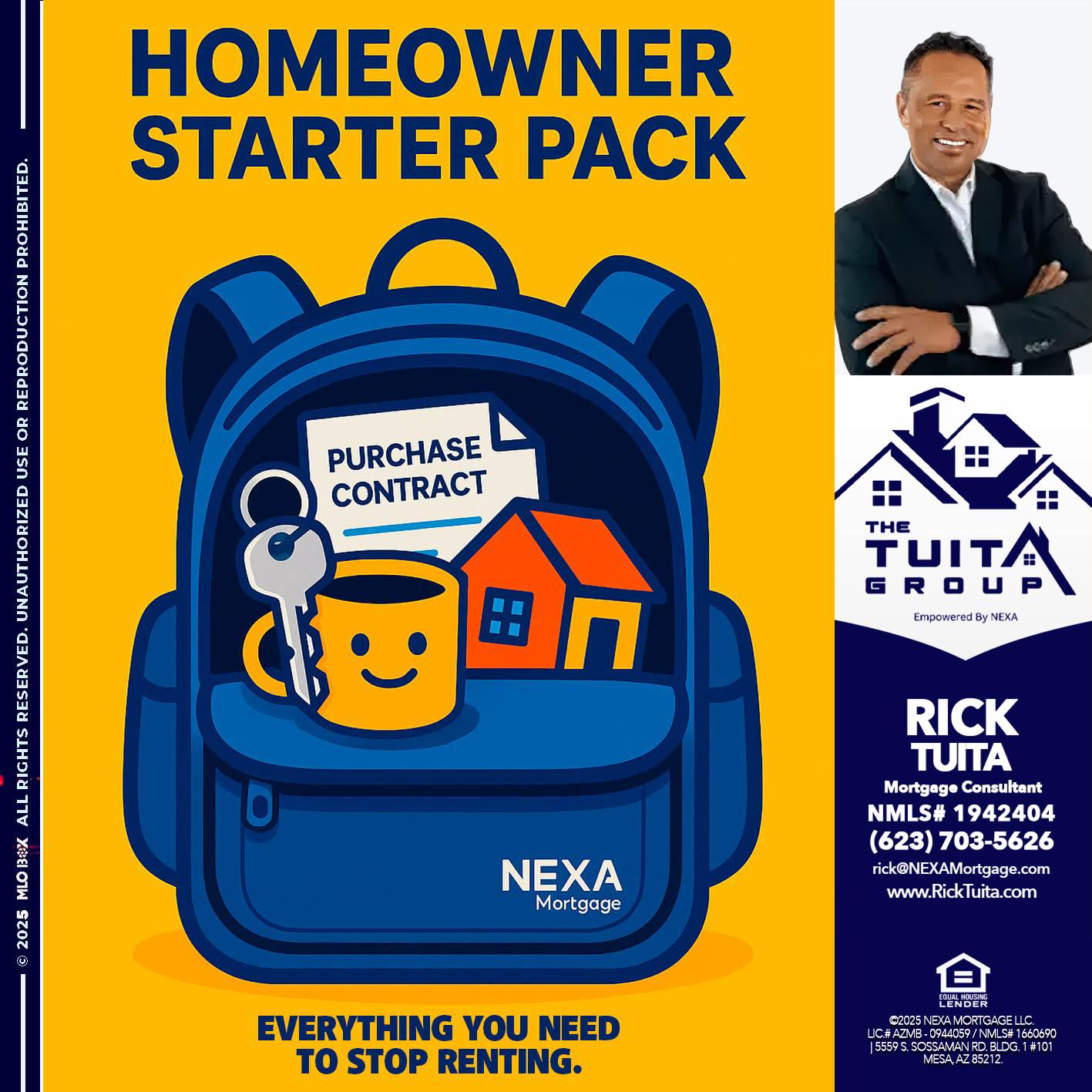 NEED A HOMEOWNER PACK.. - Rick Tuita -Mortgage & Real Estate Consultant