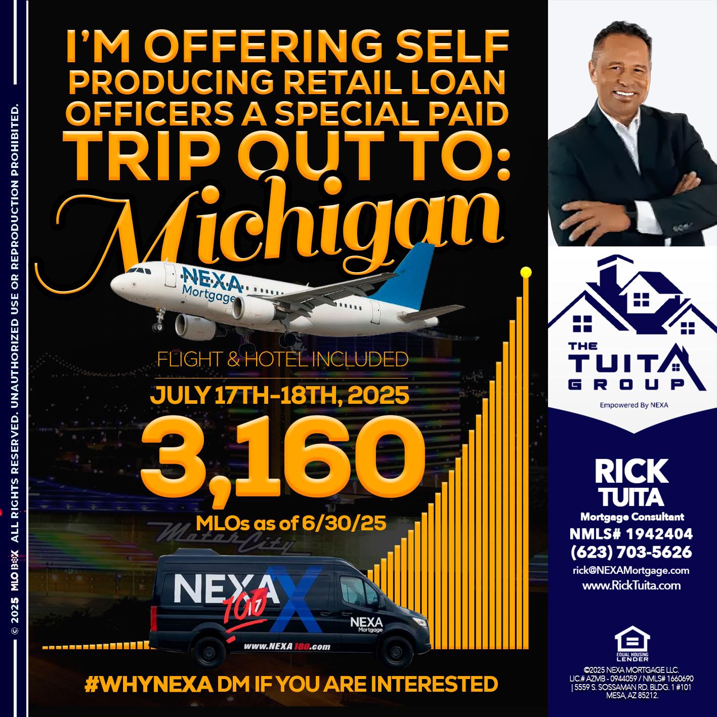 MICHIGAN TRIP - Rick Tuita -Mortgage & Real Estate Consultant