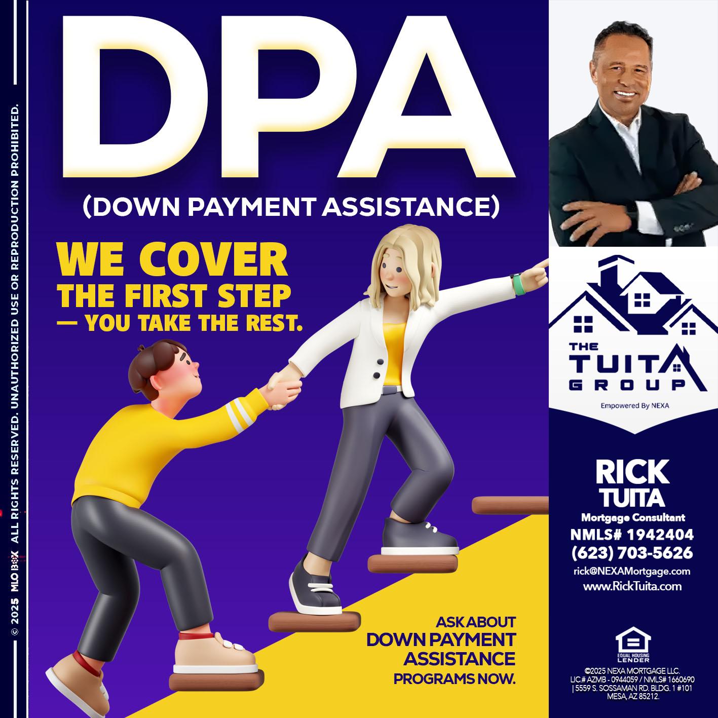 DPA LOANS - Rick Tuita -Mortgage & Real Estate Consultant